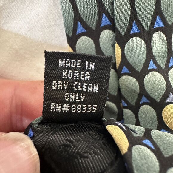 Vintage Grateful Dead Men's Silk Neck Tie Rainforest Second Set Geometric Print - Picture 6 of 9